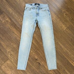 Men’s Hollister Super Skinny Light Wash Jeans Size 26